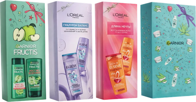 Подарочные коробки Garnier и L’Oréal — пример нашей печати