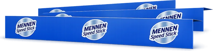 Шелфтокер Mennen Speed Stick — пример нашей печати