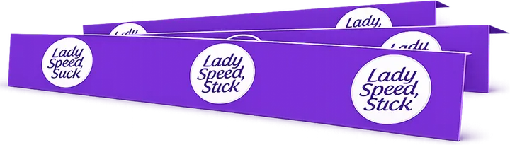 Шелфтокер Lady Speed Stick — пример нашей печати