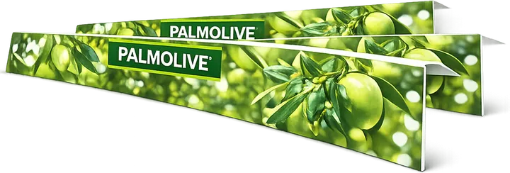Шелфтокер Palmolive — пример нашей печати